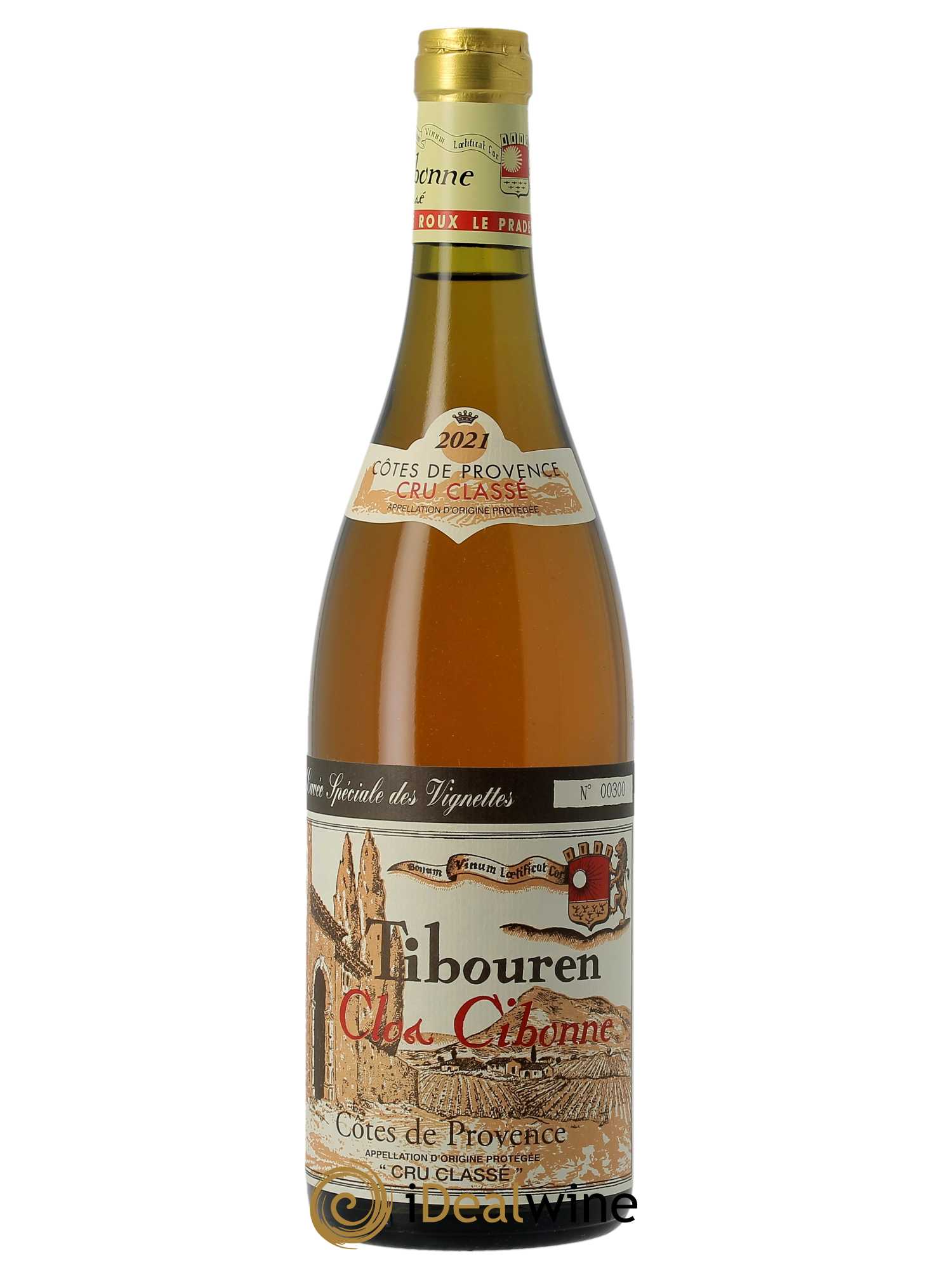 Côtes de Provence Clos Cibonne Tibouren Cuvée Spéciale des Vignettes  2021 - Lot de 1 Bouteille