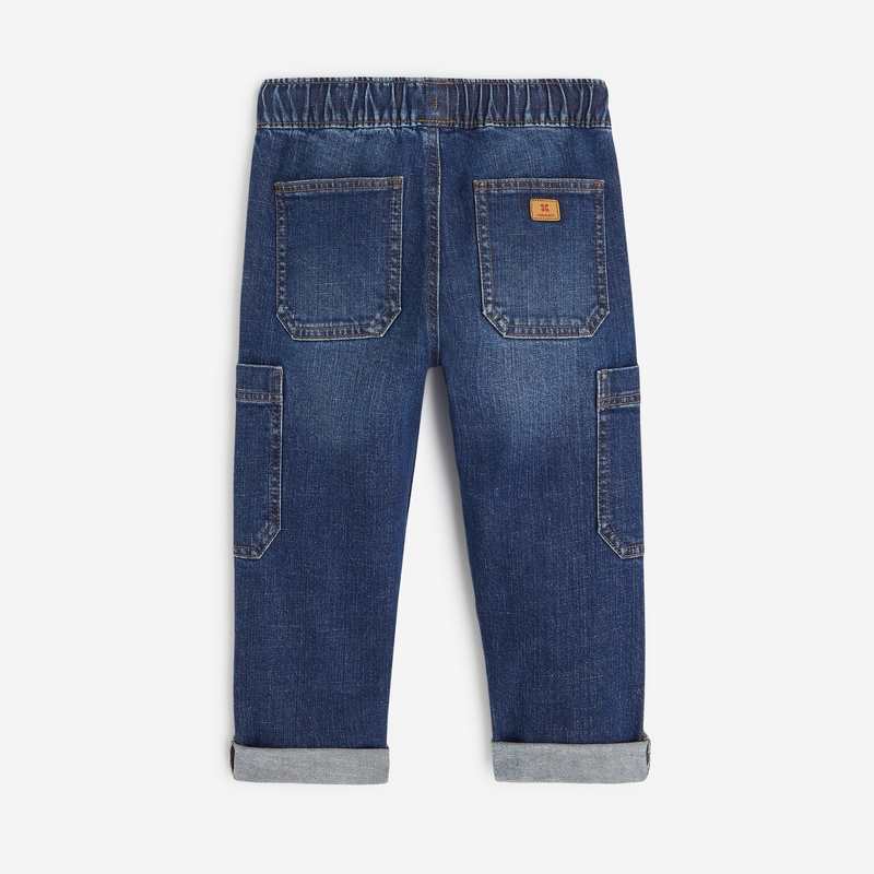 Pantalon garçon bleu denim Catimini