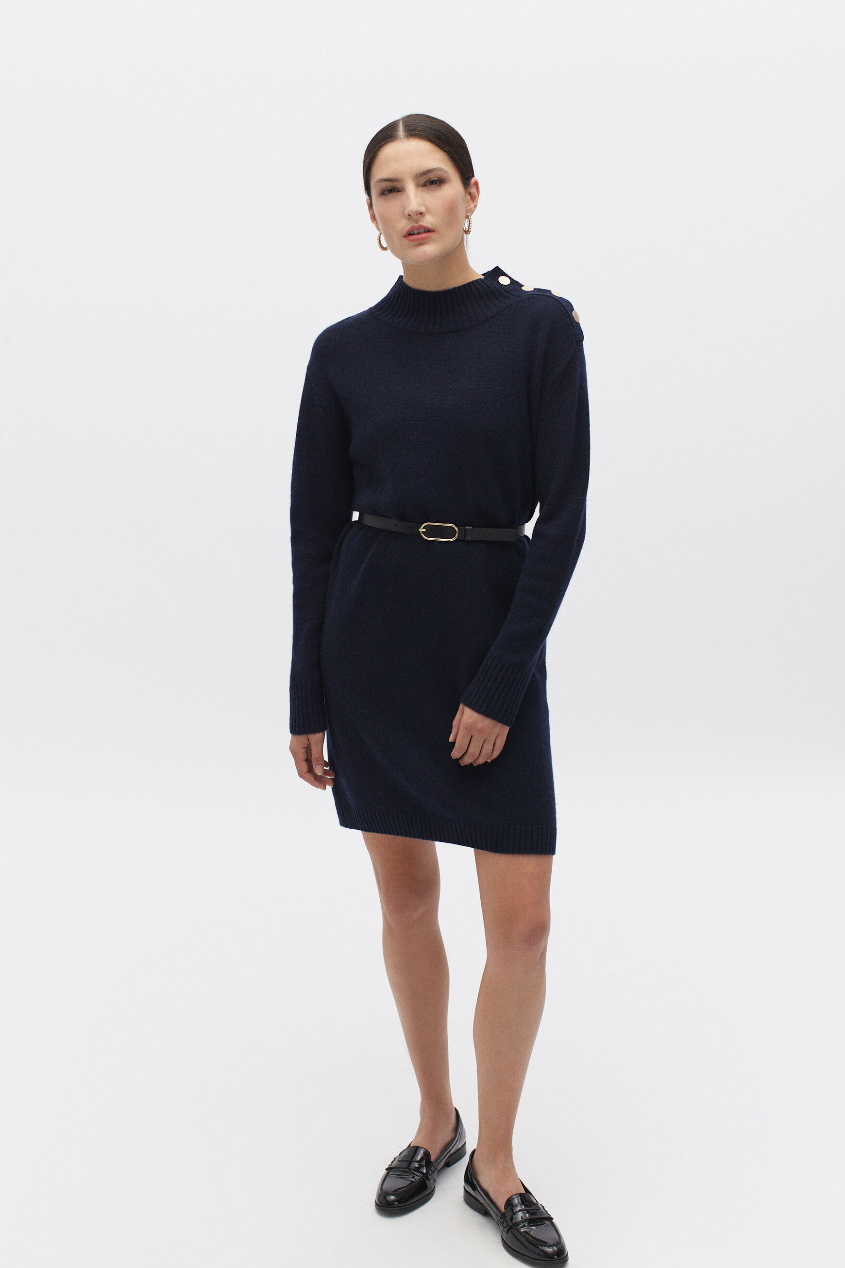 robe solveig bleu marine femme