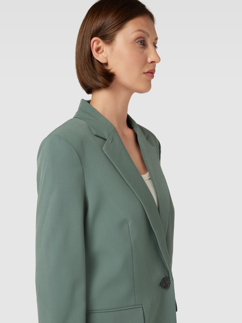 Loose Fit Blazer mit Viskose-Anteil Modell 'TROIANTHEA' in petrol