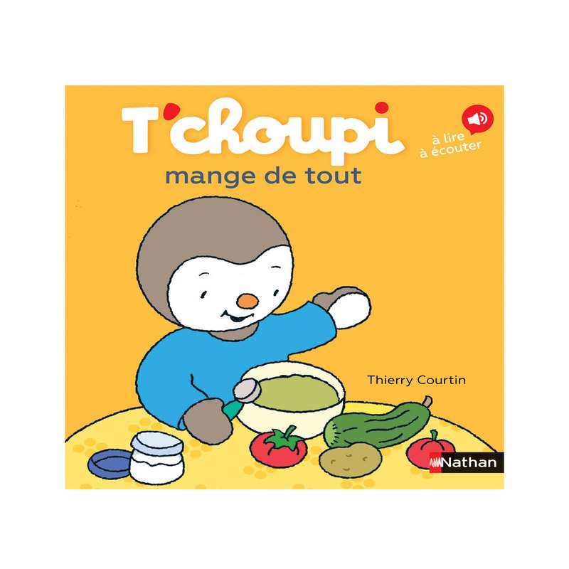 Livre T'Choupi mange de tout - Nathan Jeunesse
