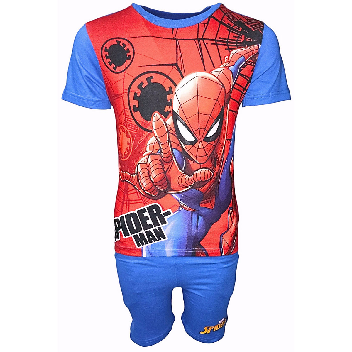 Shorty Spider-Man - Set T-Shirt & Kurze Hose für Jungen