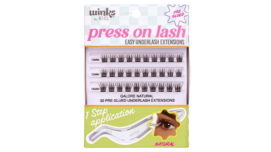 ARDELL Press On Lash Natural Wimpern