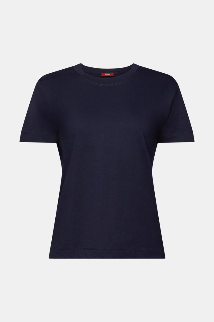 Baumwoll-T-Shirt mit Rundhalsausschnitt