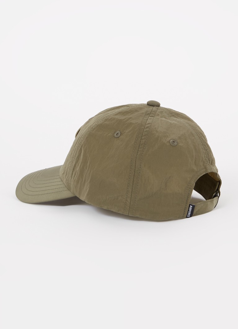 Airforce Waxed Crinkle cap with logo
