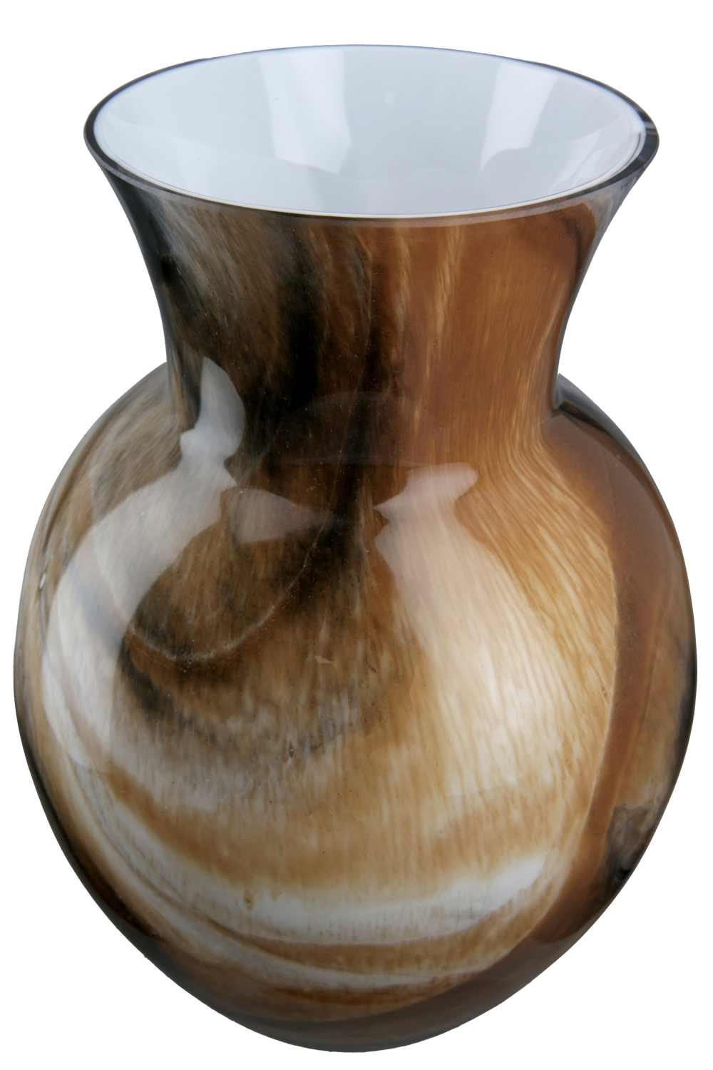 Vase Draga braun/grau
