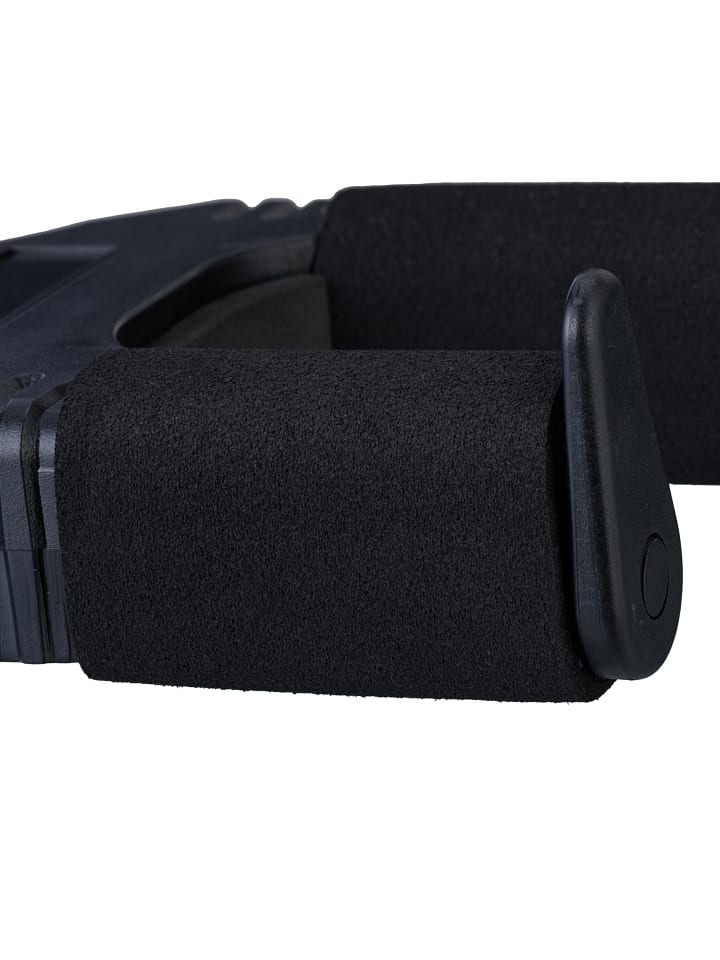 relaxdays Gitarrenhalter in Schwarz/ Natur günstig kaufen onesize