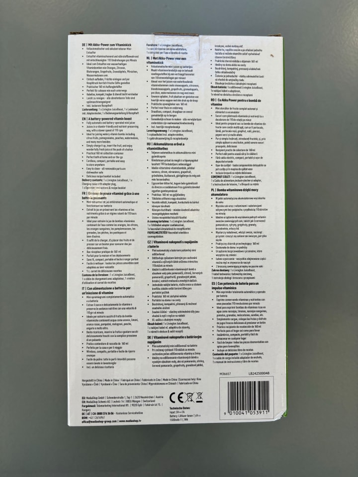 Livington Entsafter JuiceBoost in Ohne Farben günstig kaufen onesize