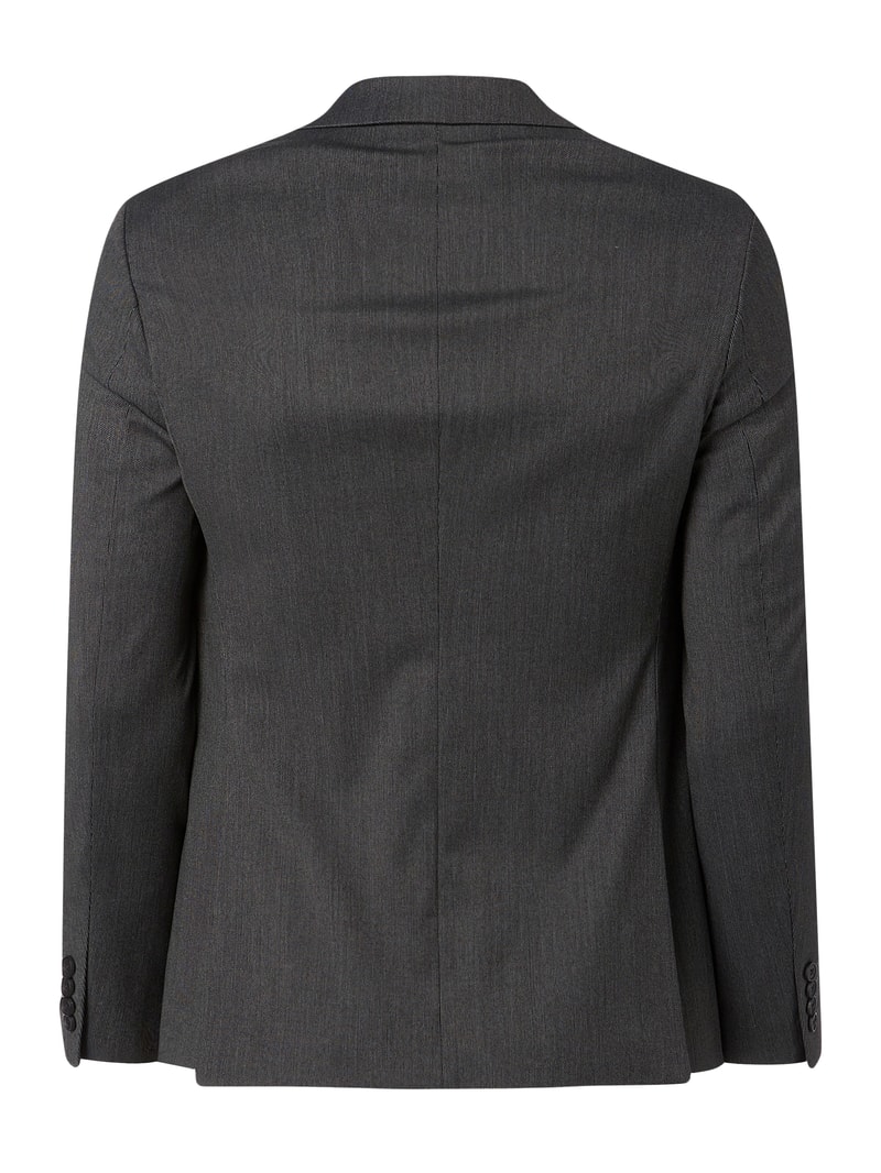 Super Slim Fit 2-Knopf-Sakko mit Stretch-Anteil in anthrazit