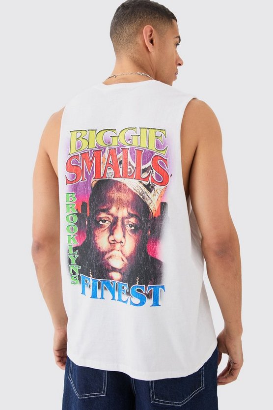 Oversize Tanktop mit Biggie Smalls Print