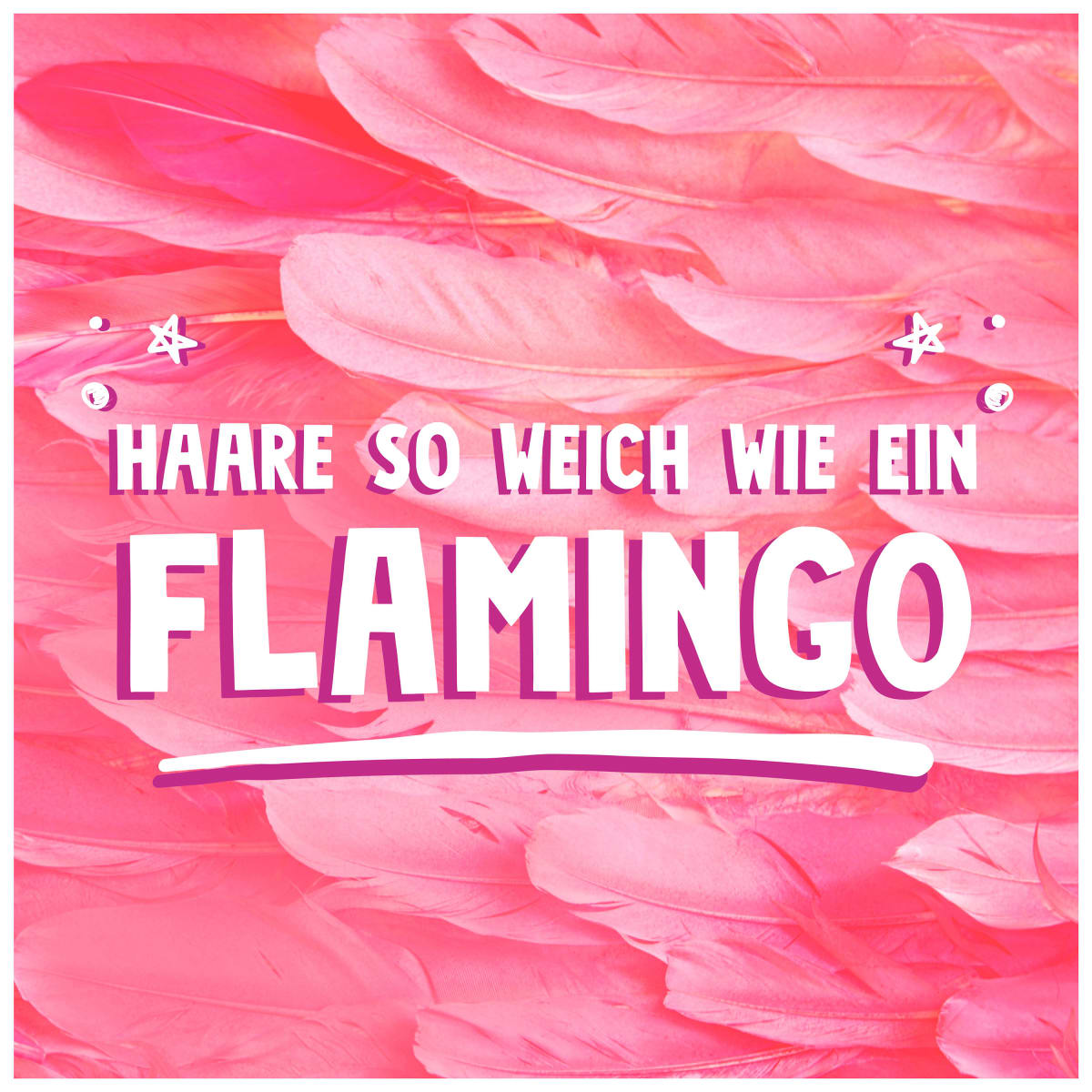 Haarmaske Flamingo, Hair mask + cap, 20 ml