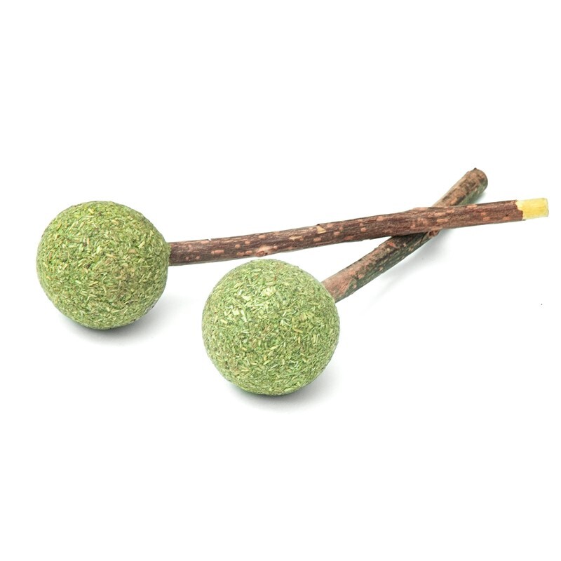 Aumüller Baldrian & Catnipspielzeug Aumüller Dentalspielzeug Lollis 2er Set
