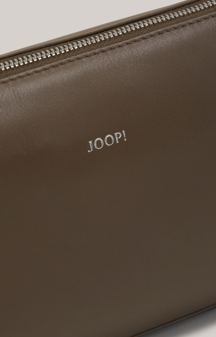 Leder-Schultertasche Sofisticato Jasmina in Braun