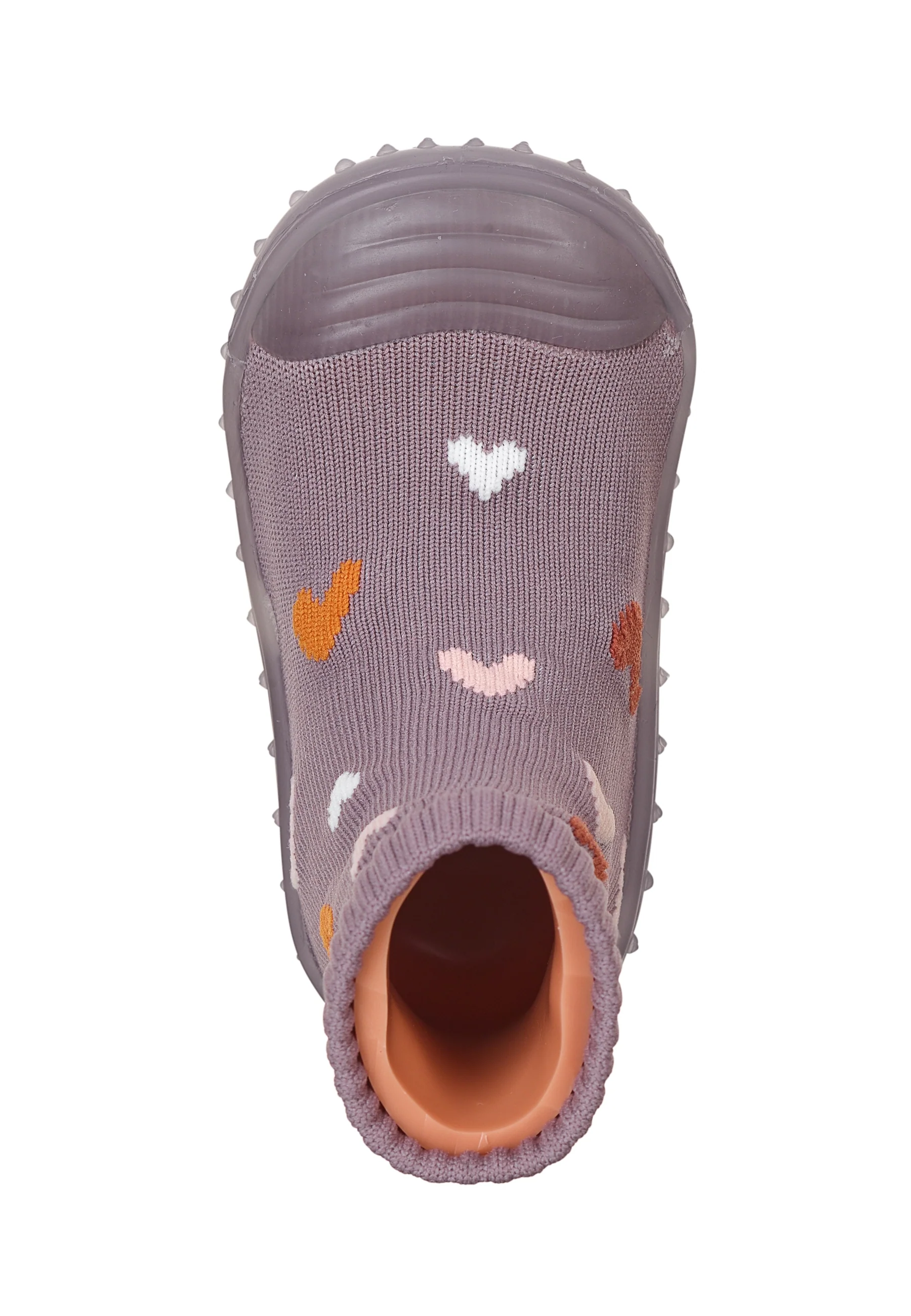 Adventure-Socks mit Motiv Herzen in Lila