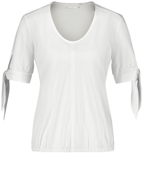 Halbarmshirt mit Bindedetail