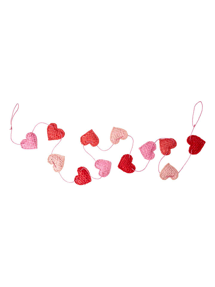 Rice Girlande in Rot/ Pink - (L)180 cm günstig kaufen onesize