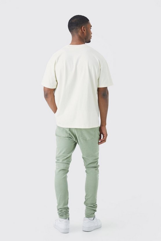 Tall Skinny Stretch Jeans mit Rissen