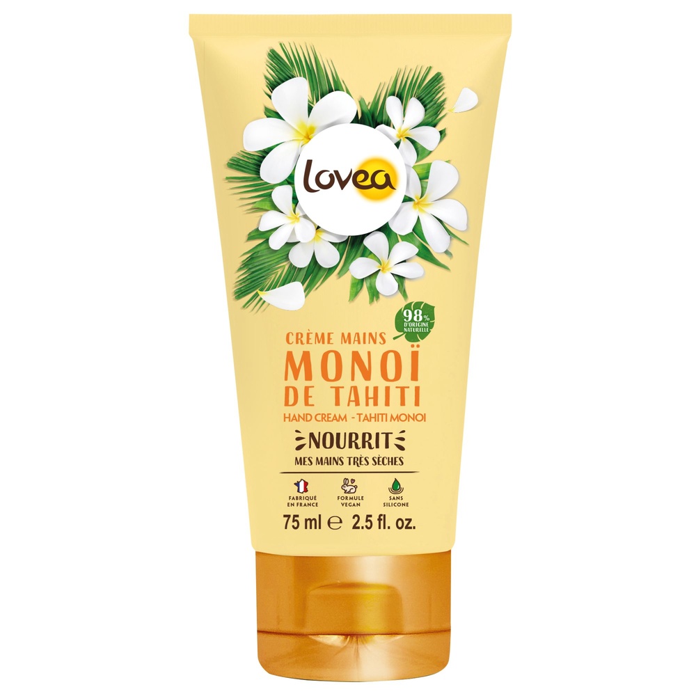 lovea Crème Mains Monoï de Tahiti Crème Mains - Peaux Très Sèches