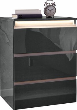 Tecnos Nachtkommode Mailand, Höhe 66 cm