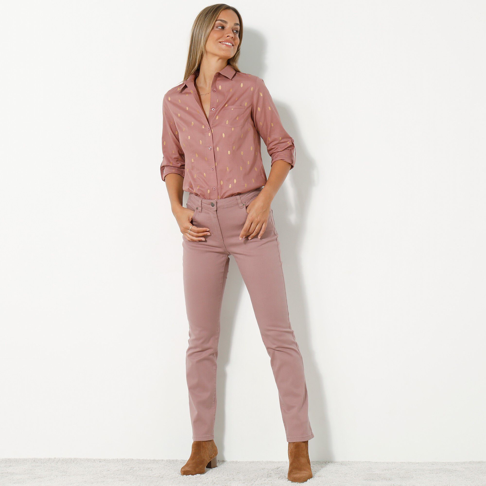 Pantalon sculptant coupe 5 poches
