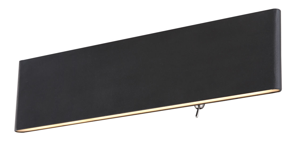 Globo Lighting - SIEGFRIED - Wandleuchte Aluminium schwarz, LED