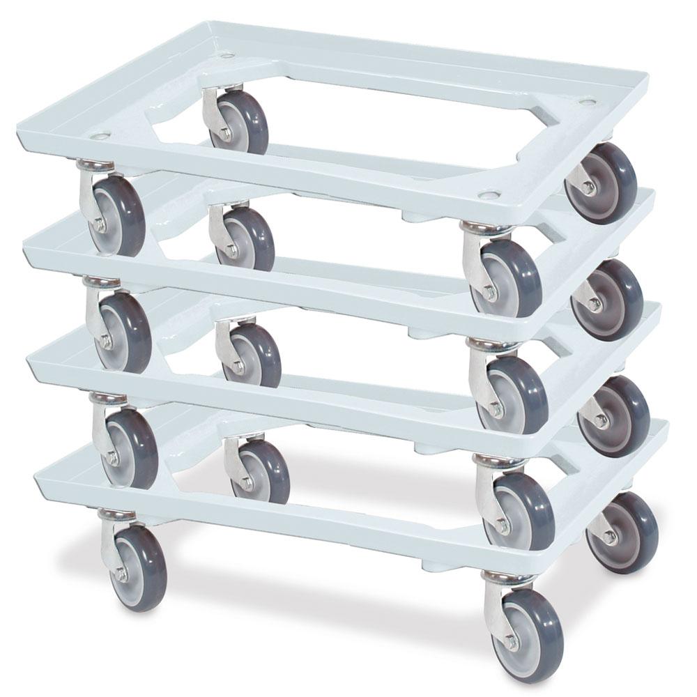BRB Transportroller 600x400 mm weiß (4er Set)