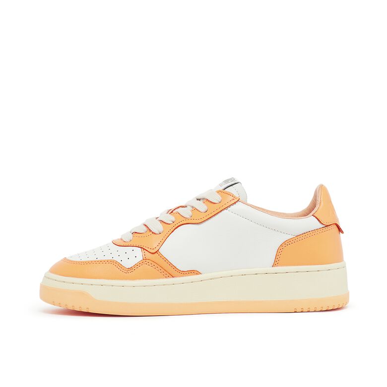 Autry Wmns Medalist Low leat/leat wht/bufforng