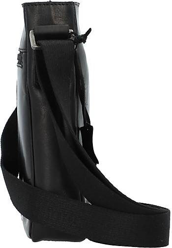 Greenburry Pure Black Umhängetasche Leder 17 cm