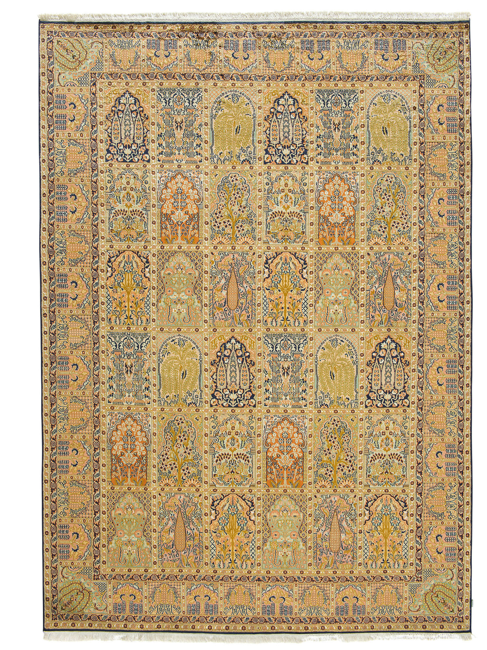 Kaschmir Seide 18/18 ca. 215 x 306 cm, Unikat / Einzelstück