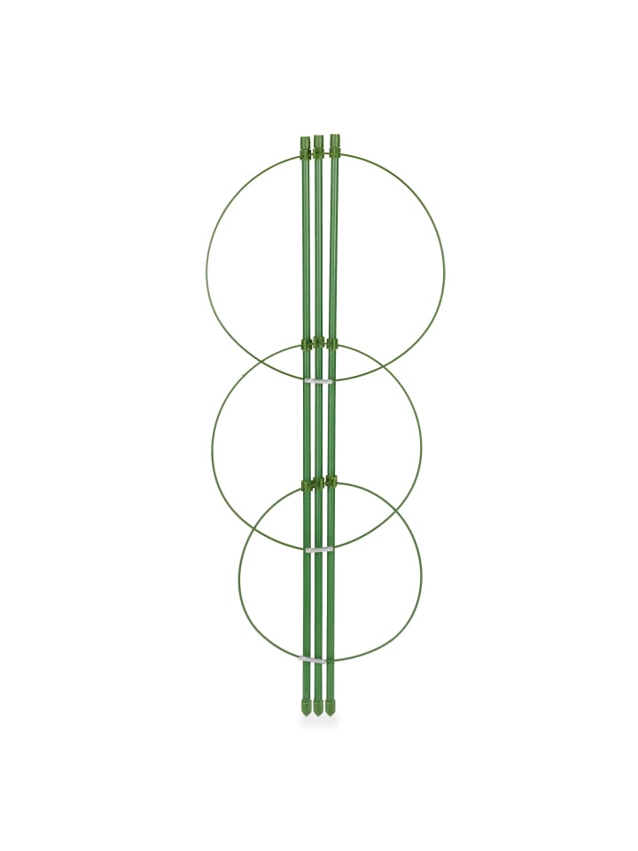 relaxdays 4 x Rankhilfe in Grün - (H)45 x (D)18 cm günstig kaufen onesize