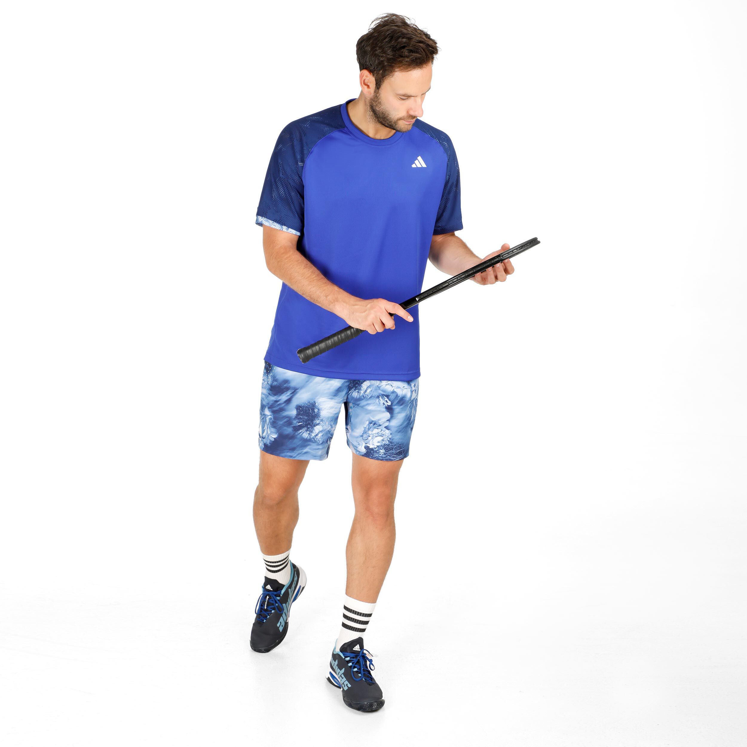Melbourne Ergo Graphic Shorts Herren - Blau, Weiß