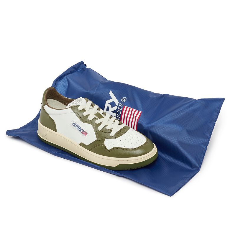 Autry Medalist Low Man WB33 leat/leat wht/olive
