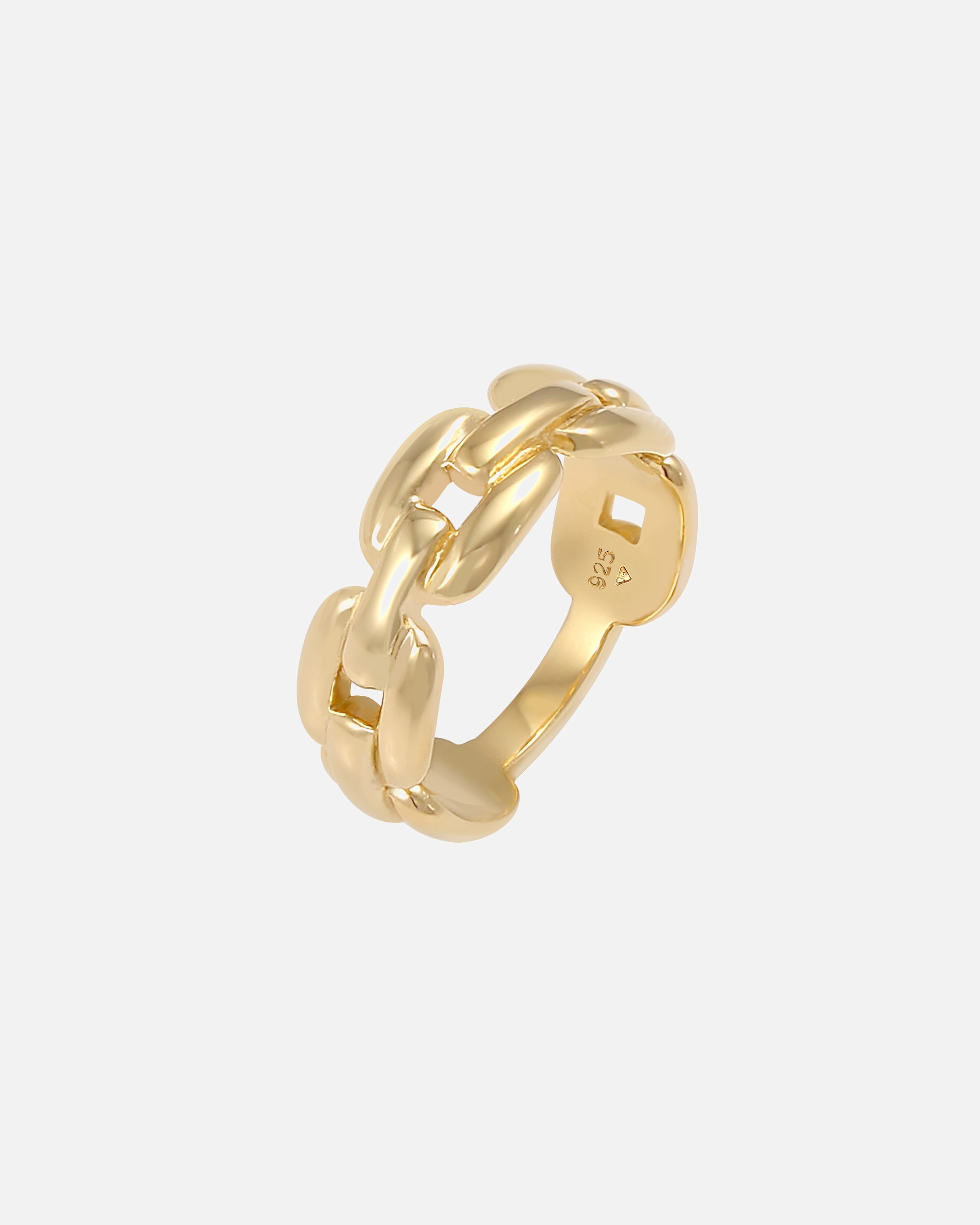 Elli Glieder Oval Chain Look 925 Silber
