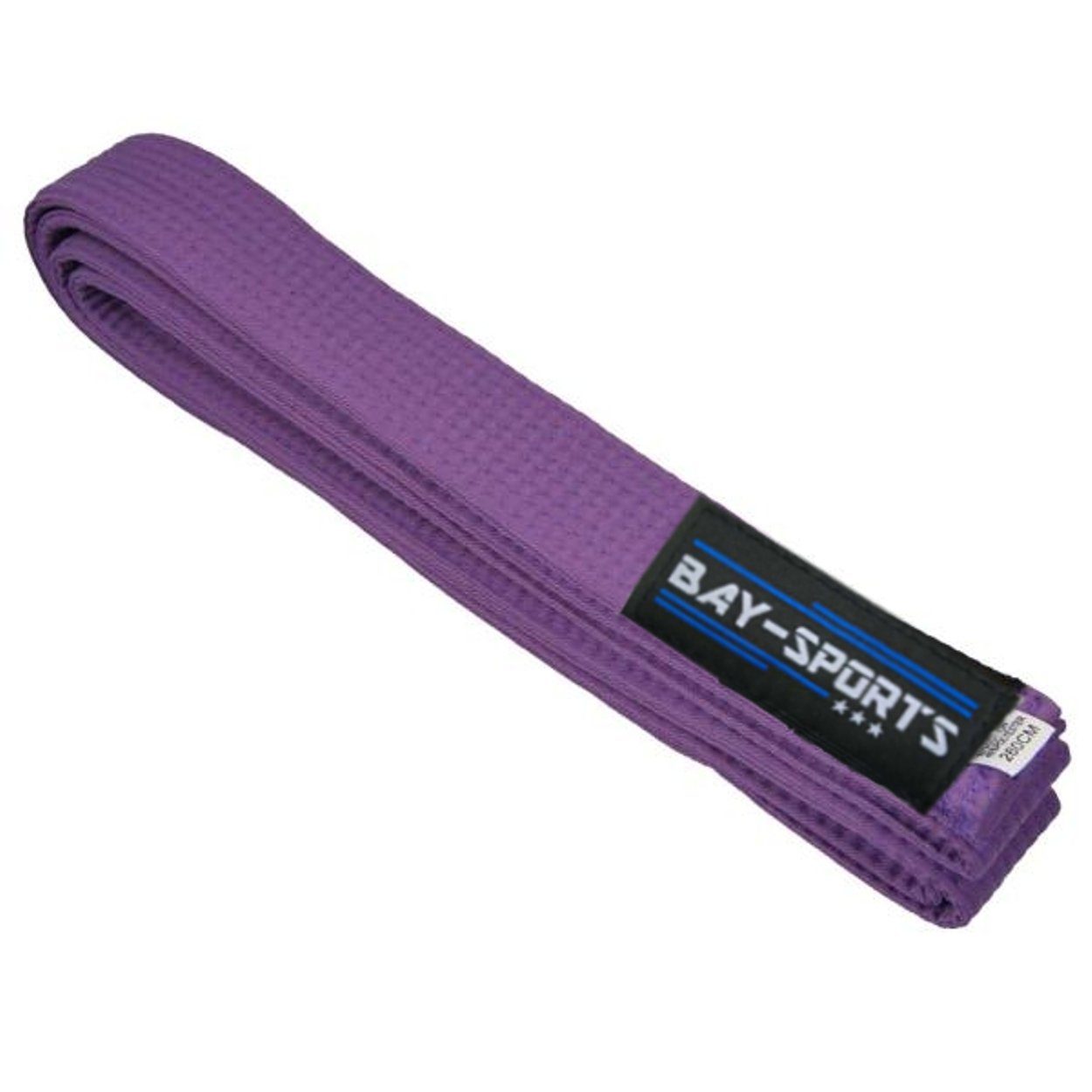 BAY-Sports Karateanzug Budogürtel Karategürtel Kampfsportgürtel violett lila Budogürt, Judogürtel, Taekwondogürtel, Länge 160 cm - 350 cm