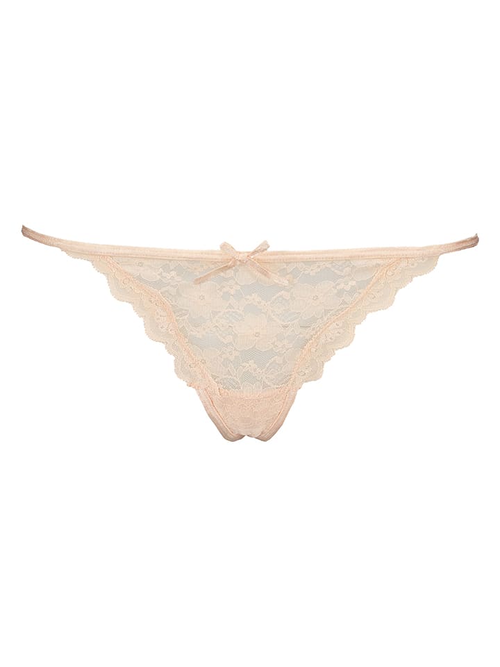 Hunkemöller 6er-Set: Strings in Beige/ Rosé/ Pflaume günstig kaufen