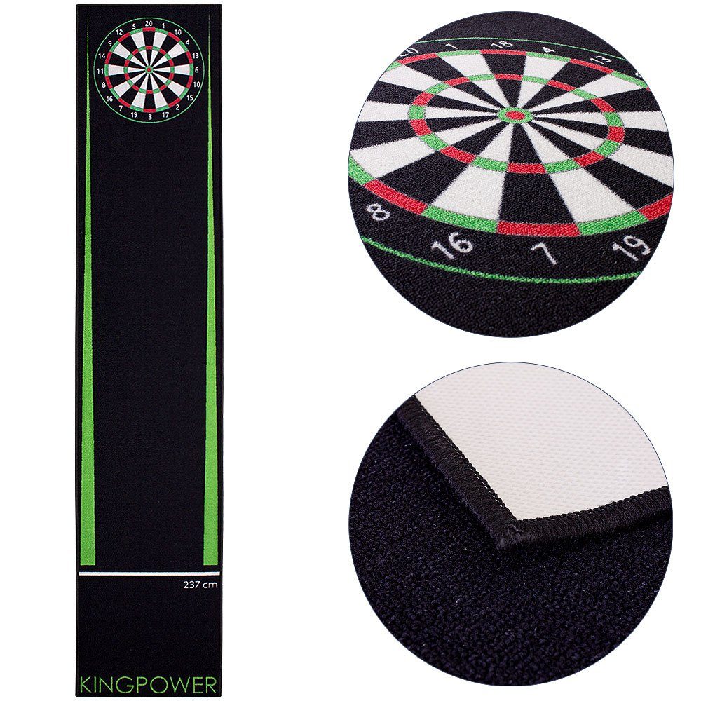 Kingpower Dartmatte Dart Matte Dartteppich Turnier Matte Dartmatte Darts 290x60cm Auswahl Kingpower