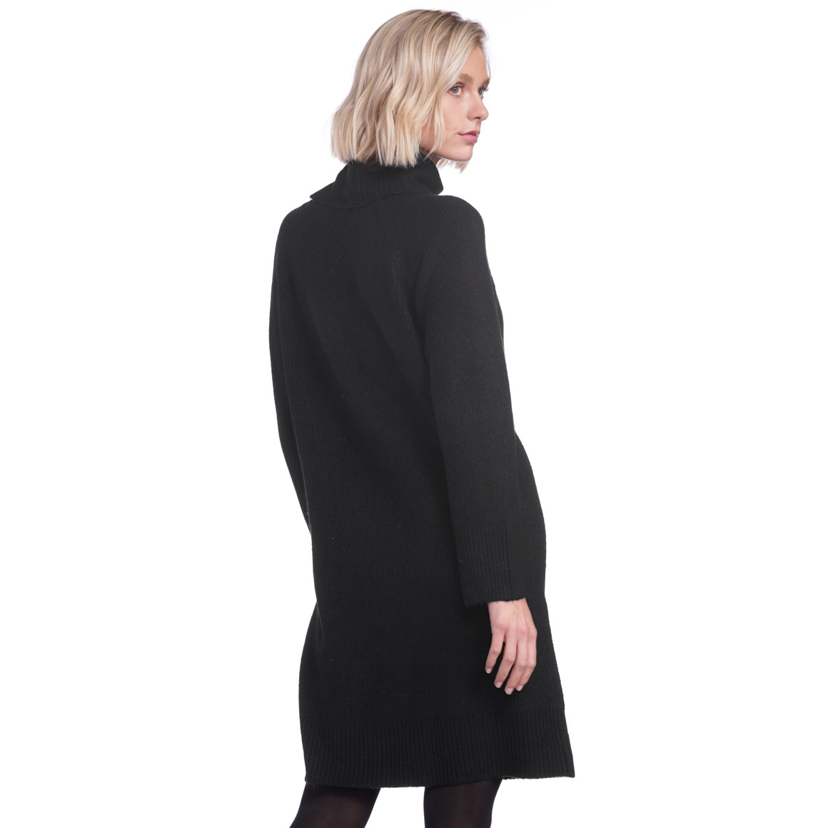 Damen Strickkleid mit Rollkragen