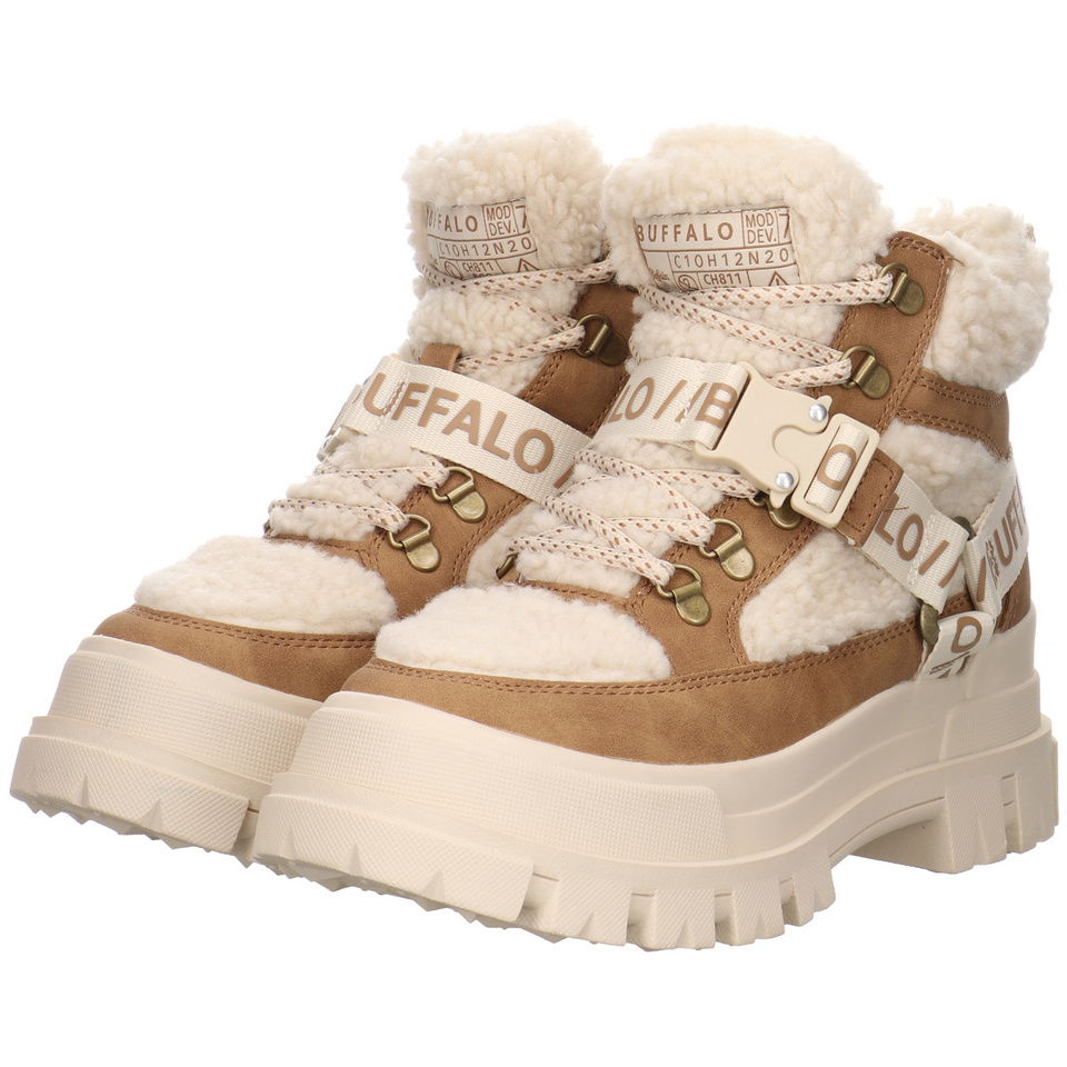 Buffalo Aspha Com Mid Warm Combat Boots
