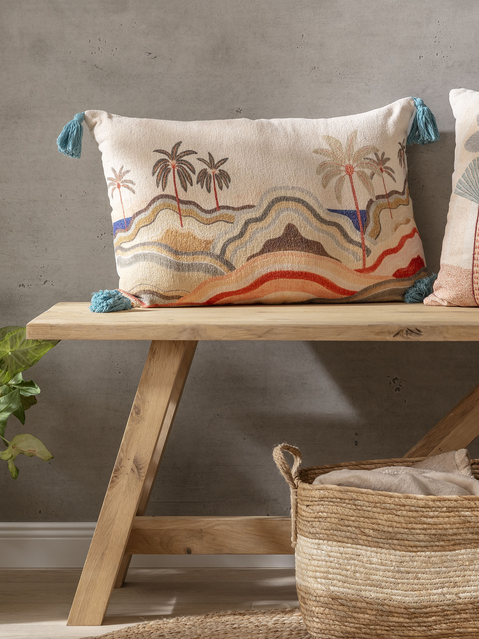 Cooma Kissen, Dunkelbeige