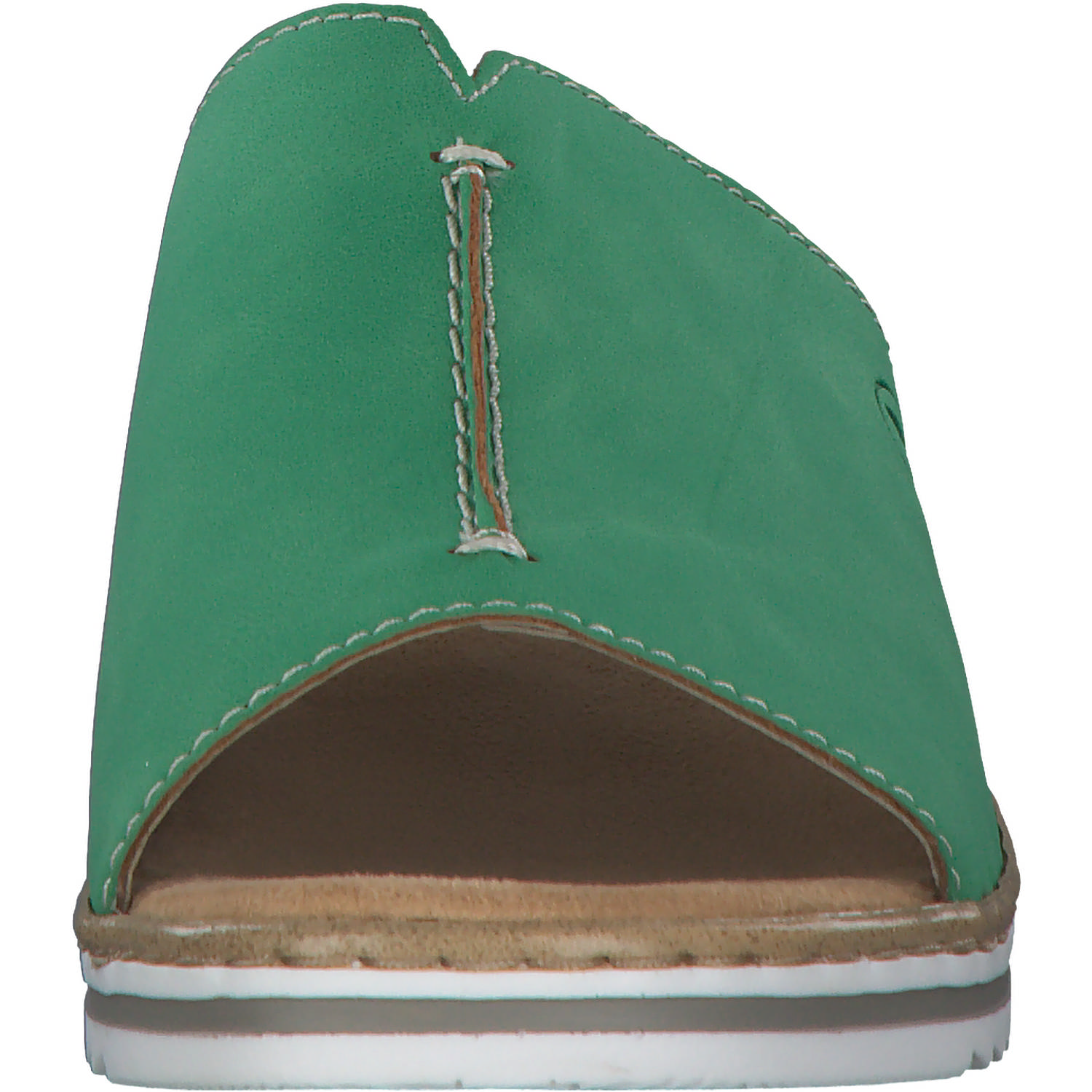 Rieker V0673, Plateau-Pantoletten, Damen, apfel