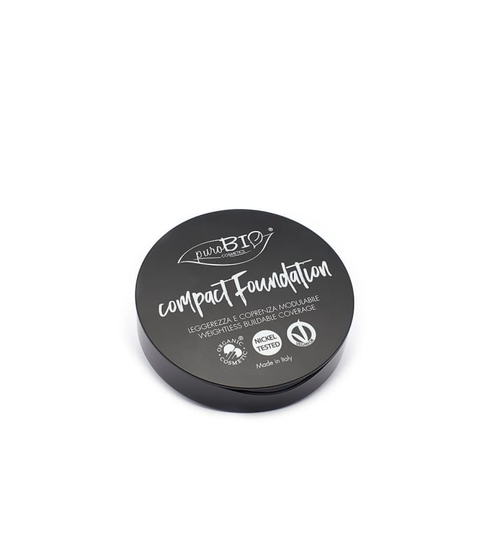 PUROBIO-FONDE DE TEINT COMPACT FOUNDATION-Uniformise le teint