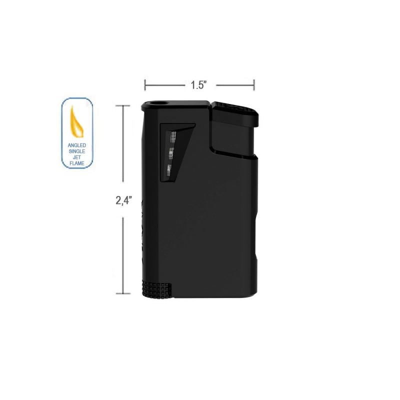 Feuerzeug Jetflamme, XK1 By Xikar Single Jet Black