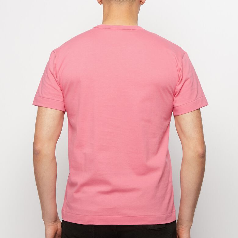 Comme des Garcons Play Play Red Heart T-Shirt pink