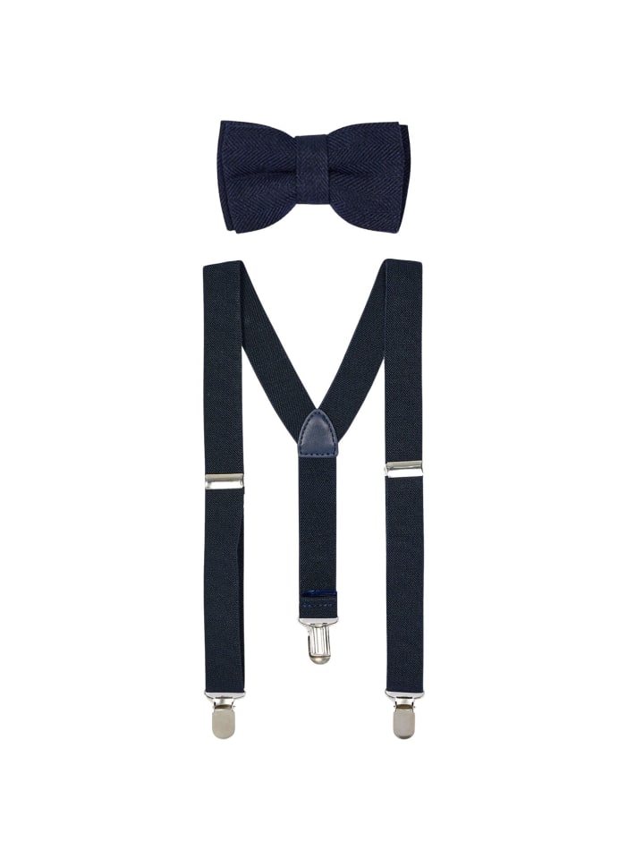 Mayoral Set Fliege & Hosenträger in marineblau günstig kaufen