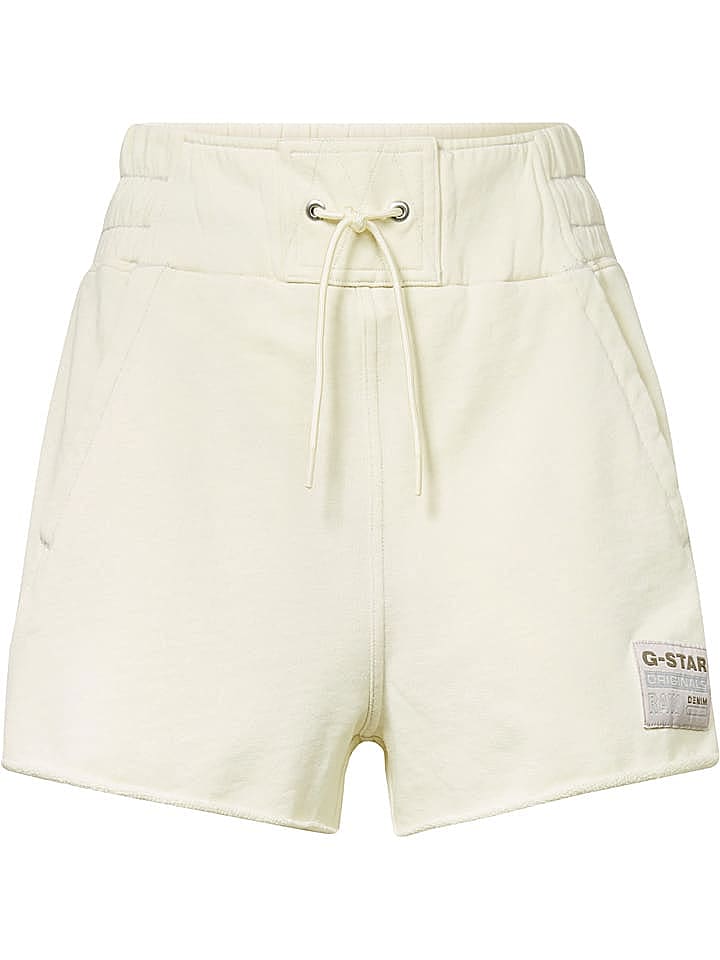 G-Star Sweatshorts - Wide fit - in Creme günstig kaufen S