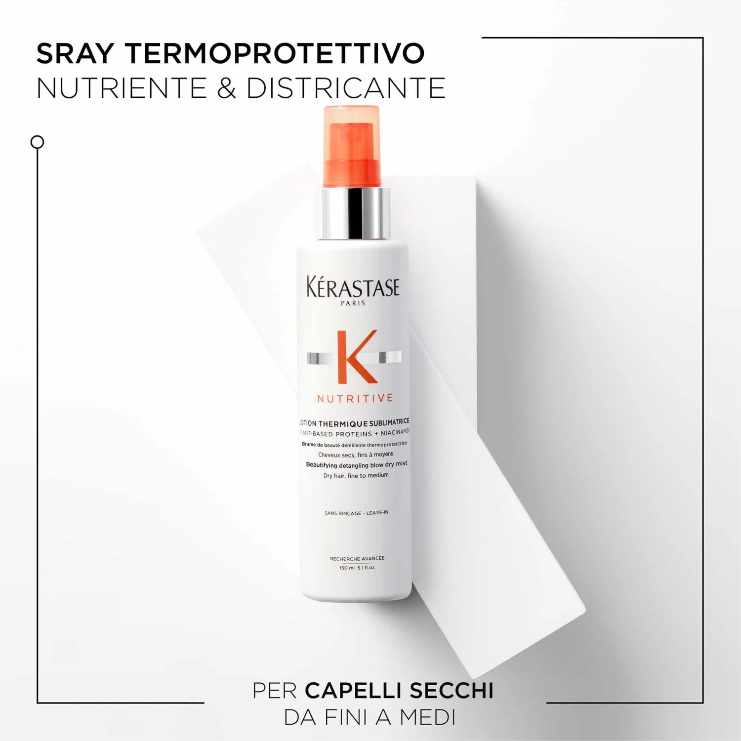 Nutritive Cofanetto Nutritive Holidays 2025 - Cofanetti per Capelli, Shampoo Nutriente, Balsamo Nutriente Capelli, Spray Termo Protettivo