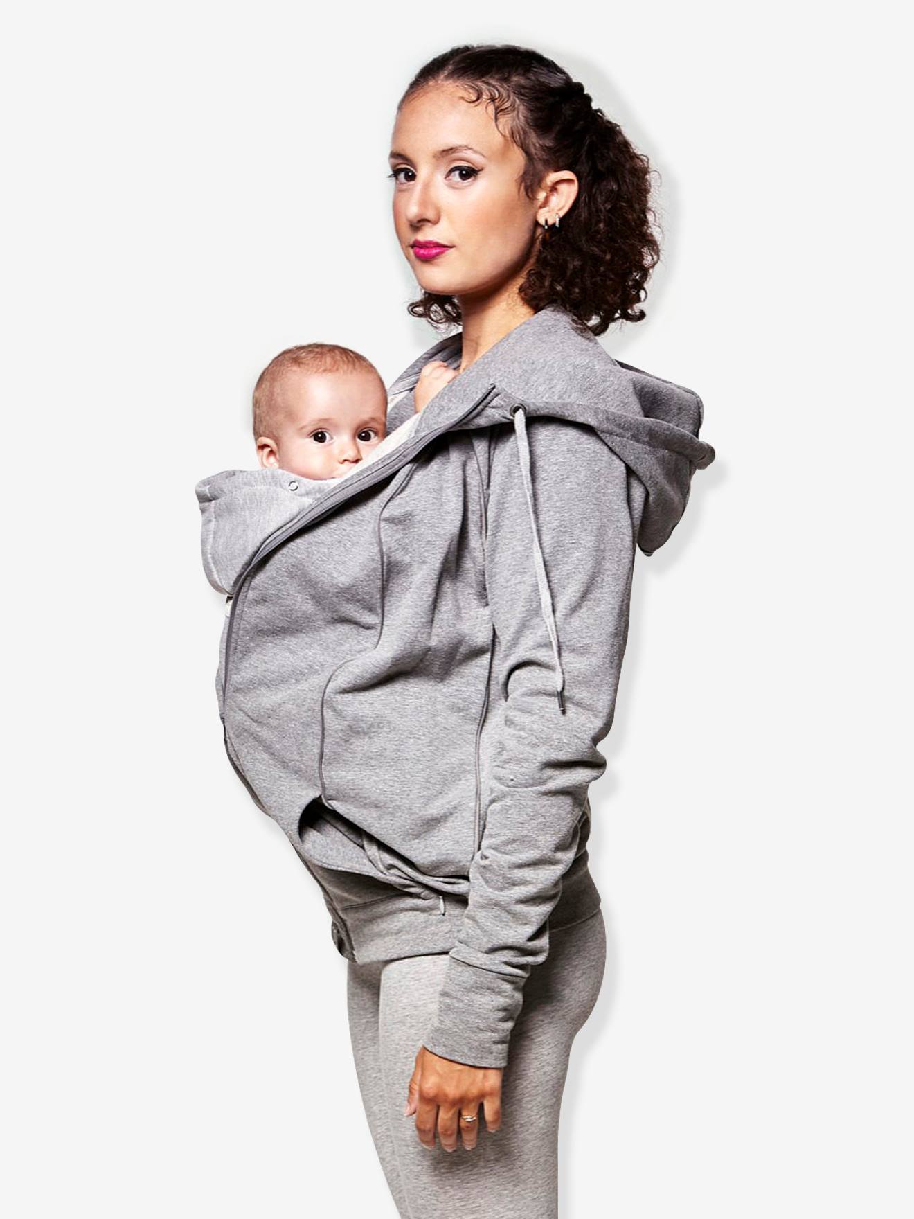 Eltern Trage-Sweatjacke LOVE RADIUS by JPMBB - schwarz