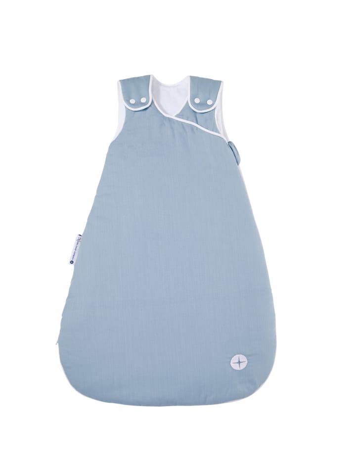 nordic coast company  Baby Schlafsack Grau-Blau günstig kaufen 70