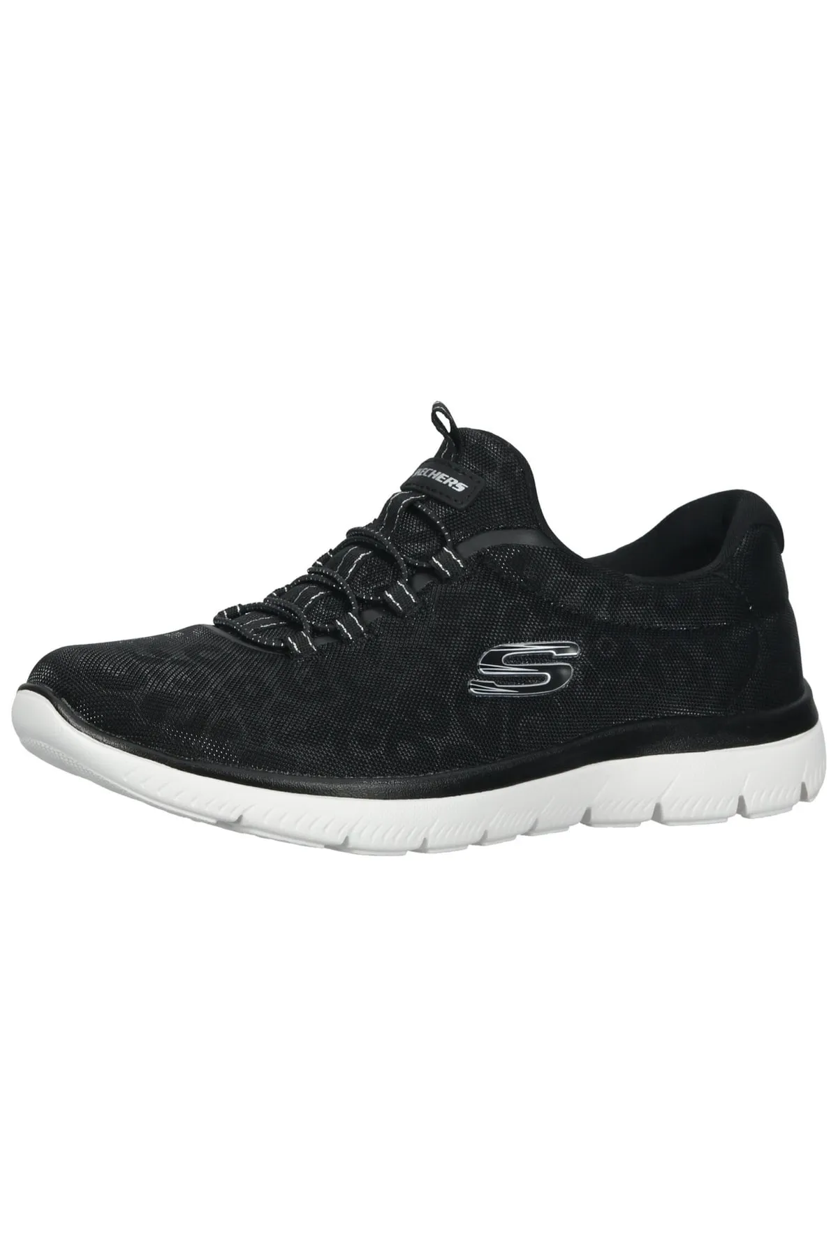SKECHERS  Sneaker - Schwarz - Flacher Absatz