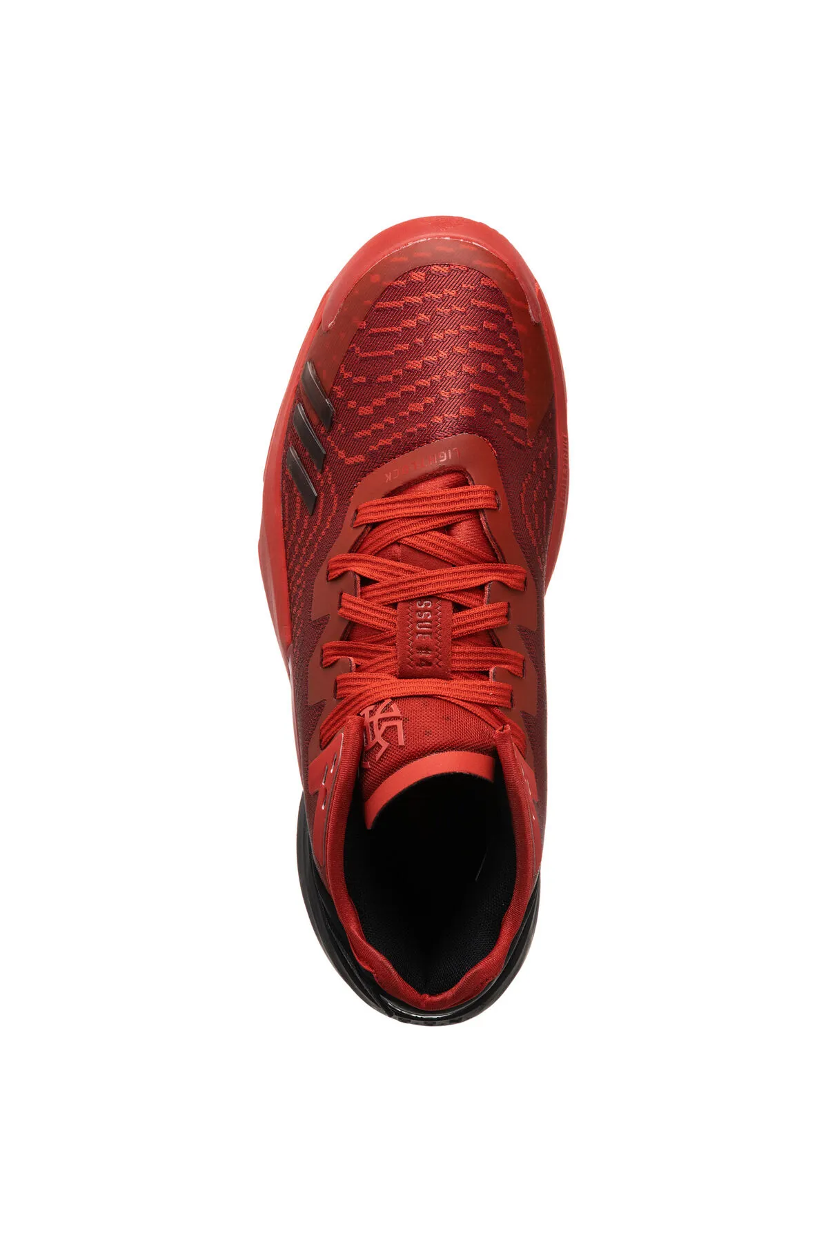 adidas  Basketballschuhe - Rot - Flacher Absatz
